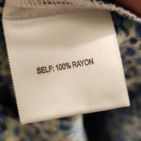 Jane & Delancy Small Flowy Flower Button Up Business Casual Shirt - Picture 4 of 4